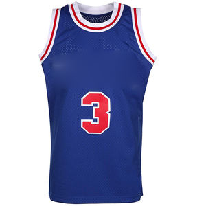 Maillot de basket-ball sans manches fabriqué par des professionnels, 100% polyester, séchage rapide, couleurs et logo personnalisés, maillot de basket-ball à vendre - Product Image 5