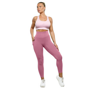 Leggings de sport décontractés respirants de haute qualité sur mesure pour femmes, vêtements de sport de yoga et de fitness - Product Image 3