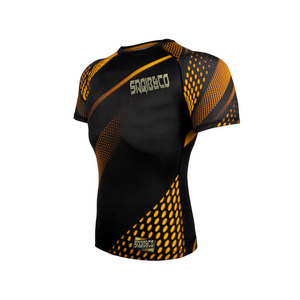 Short Sleeve Printed Rash Guard, Best Design MMA Gear, High Quality Training Jiu Jitsu Gear & Martial Arts Wear For Mens - Product Image 1