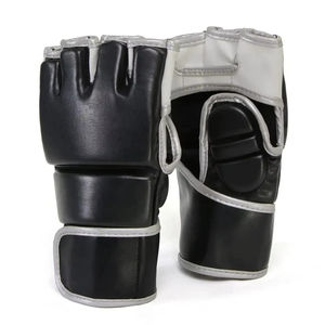 Gants de boxe MMA en cuir légers de haute qualité, écologiques, à séchage rapide, style luxueux, compatibles écran tactile, détection des aiguilles, personnalisables - Product Image 1