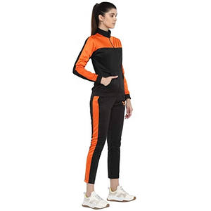 Ropa de mujer personalizada superventas, conjunto de chándal para correr de algodón y poliéster, patrón sólido, traje de hombre para ejercicio de invierno - Product Image 3