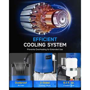 Taladro Magnético Portátil de 1550W, 11 Brocas, Diámetro de Perforación de 2 Pulgadas, Velocidad Variable de 0-580 RPM, Dirección Reversible, Industrial - Product Image 2