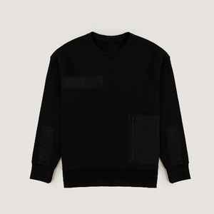 เสื้อสเวตเตอร์คอกลมของผู้ชายเสื้อสเวตเตอร์คอลูกเรือปักลายตามสั่งผ้าฝ้ายแบบธรรมดาเสื้อสเวตเชิ้ตปรับแต่งได้ - Product Image 6