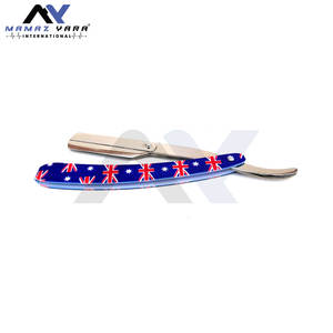 Rasoir droit de qualité professionnelle pour barbier, idéal pour la coupe de la barbe, le rasage de précision et le modelage de la barbe, pour un toilettage professionnel. - Product Image 2