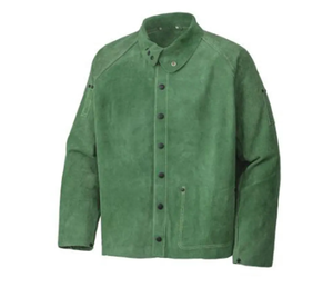 Welding Jacket / Split Leather Work Protection Personal Protective <b>Product</b> Personal <b>Safety</b> Welder Jacket - Product Image 3