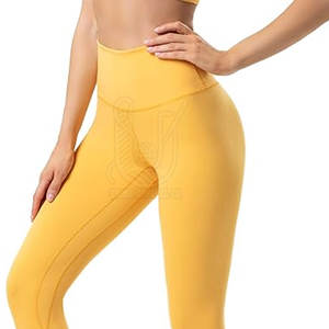 Pantalones de Yoga Deportivos con Cintura Elástica, Ropa Deportiva Activa sin Costuras, Logotipo Personalizado, Hecho en Pakistán - Product Image 6