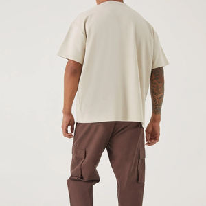 Camisetas de Manga Corta para Hombre, Cuello Redondo, Transpirables, de Algodón Liso de 180 Gramos, Corte Regular, Personalizables, Estilo Urbano 2026 - Product Image 3