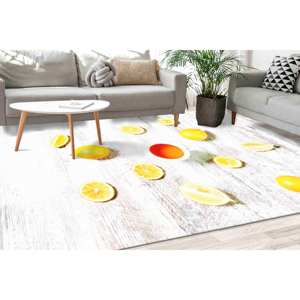 Tapis imprimé : design moderne, idéal pour la cuisine ou la chambre, tapis fin non tissé - Product Image 1