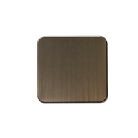 Plaque en titane professionnelle certifiée TBZ15CPM SUS304 AISI Standard, revêtement nano mat anti-traces de doigts, revêtement en poudre KIJ