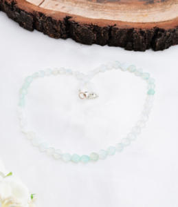 ลูกปัดโอปอลสีน้ำเงินทรงสี่เหลี่ยมเรียบแบบธรรมชาติ สำหรับทำเครื่องประดับอัญมณี สร้อยคอ - Product Image 5