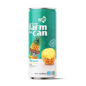 Proveedor de Vietnam Hot Trending 2024 Servicio OEM/ ODM Bajo MOQ Jugo de piña 250ml Alu Can Certificación HALAL e ISO - Product Image 1