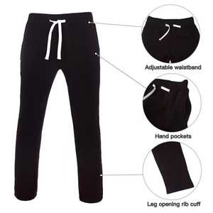 Conjunto de chándal de lana de algodón para hombre, Sudadera con capucha elegante personalizada y joggers, ropa deportiva informal de ajuste atlético para gimnasio y ropa de calle - Product Image 2