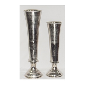 Hogar de lujo Venta caliente Centros de mesa de boda de aluminio fundido Florero hecho a mano para la decoración del hogar Florero de piso Top - Product Image 5