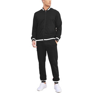 New Design Custom Gym Sports Wear High Quality Casual 100% Cotton Fleece Tracksuit for Women Full Zip <b>up</b> Jogger Sets - Product Image 3