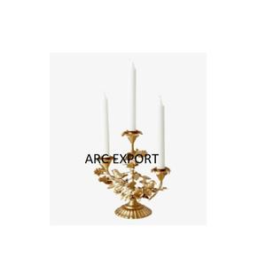 Modern Gold Color Metal Candelabra Home Decoration New Decorative Fancy Designer <b>Wedding</b> <b>Candle</b> Holder With Premium Quality - Product Image 1