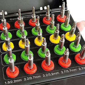 Kit de fraises d'implants dentaires manuels de qualité chirurgicale-Restauration de remplacement de dent en acier inoxydable certifiée CE durable de haute qualité - Product Image 5