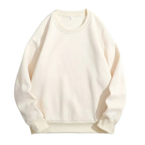 Sudadera de Algodón de Alta Calidad para Mujer 2026, Cuello Redondo, Hombros Caídos, Estilo Urbano, Diseño Forrado, Estampado Puff - Product Image 4