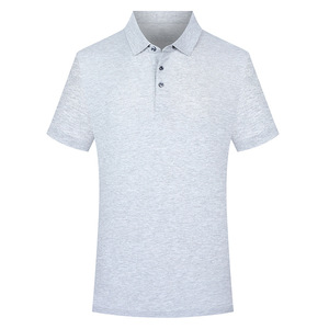 Camisas Polo Personalizadas con Logotipo OEM, Ropa de Trabajo Corporativa de Alta Gama, Algodón y Seda Anti-Sudor, Teñidas en Prenda - Product Image 5