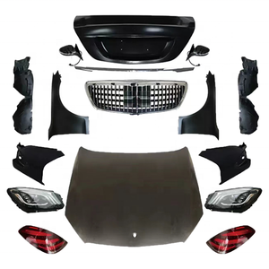 Kits cosmétiques OEM style W222 <span class=keywords><strong>MAYBACH</strong></span> pour <span class=keywords><strong>Mercedes</strong></span> classe S W221 2007-2014 pare-chocs de voiture jupes latérales - Product Image 5