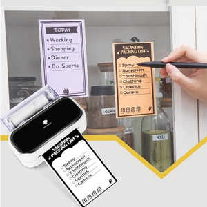 Phomemo กระดาษความร้อน80x135มม. สีขาว cardstock สำหรับ M03 100แผ่นสติกเกอร์อื่นๆ - Product Image 2