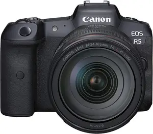 Super Quality Can-on E.O.S R5 fotocamera Mirrorless Full-Frame con RF24-105mm F4 L is USM Lens Kit - 8K Video, 45 Megapixel Full-Fram