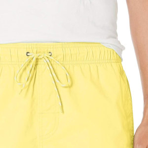 <b>yellow</b> color Custom high quality streetwear cotton <b>men</b> <b>shorts</b> Custom high quality 5 inch inseam cotton french terry <b>men</b> <b>shorts</b> - Product Image 3