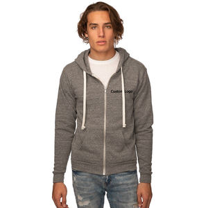 Sweat à capuche zippé en tricot flammé léger décontracté Big and Tall Zip up Hoodies and Sweatshirts - Product Image 6