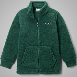 High Quality Sherpa Material Boys <b>Sweatshirt</b> / Casual Trendy Streetwear Design For Bulk Buyers With Full <b>Zip</b> Closure & Pockets - Product Image 1