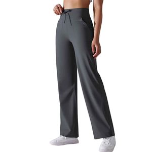 Pantalon personnalisé taille haute pour femme conçu pour une silhouette élégante et une polyvalence quotidienne - Product Image 2