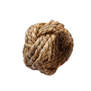 Servilletero de yute de diseño moderno, servilletero, vajilla, decoración de mesa de comedor, soporte de tela, fiesta almacenada - Product Image 1