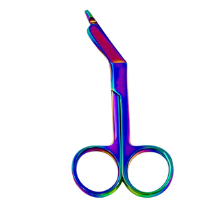 Tijeras Quirúrgicas de Acero Inoxidable Multicolor Arcoíris de 3.5 cm de Beauty Concept International, Instrumento Quirúrgico con Certificación CE - Product Image 1