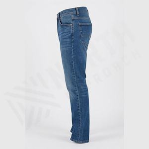Custom Logo <b>High</b> Quality <b>Men</b> <b>Jeans</b> Pants Breathable Mid <b>Waist</b> Plus Size <b>High</b> Street Wholesale Customized Trousers Customized - Product Image 3