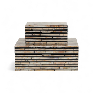 Caja Organizadora de Joyas de Nácar al por Mayor, Incrustaciones de Concha Hechas a Mano, Fábrica OEM - Product Image 5