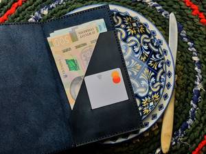 ที่ใส่เครื่องหนังสำหรับผลิตภัณฑ์โรงแรมที่ใส่ใบเสร็จที่ทำจากหนังสำหรับร้านอาหาร LBH-0011เช็คของแขกตามสั่ง - Product Image 5