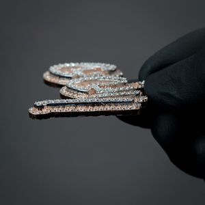 Personnalisé 925 Sterling Silver VVS Moissanite Nom Initial Lettre Pendentif Haute Qualité Personnalisé Initial Logo Charme Pendentifs Or - Product Image 3