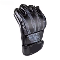 Gants de MMA pour hommes Dolanto, cuir de vachette de qualité supérieure, évacuation de l'humidité, plus rembourrés, respirants, personnalisables, arts martiaux, boxe