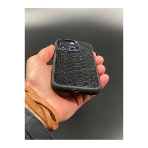 Custodia per telefono in vera pelle Iphone 15 Pro Cover posteriore