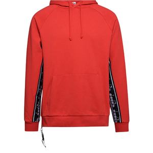 Sudaderas con capucha de mezcla de poliéster y algodón deportivas personalizadas para hombre, sudaderas con capucha de bolsillo con cremallera lateral clásica de peso pesado polar OEM - Product Image 6