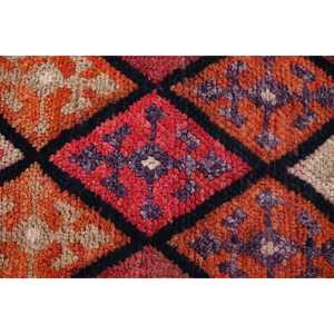 Turkish 2.8x13.6 ft Rug, Vintage <b>Runner</b> Rug, <b>Red</b> Moroccan Rug - Product Image 5