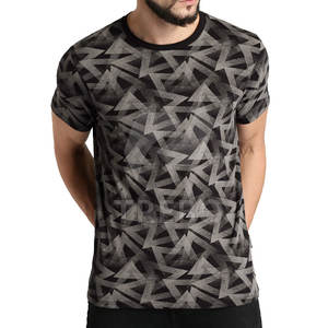 Camiseta de Poliéster/Algodón Sublimada Hecha en Pakistán, Venta al Por Mayor, Impresión Personalizada, Unisex, Secado Rápido, Transpirable, OEM en Stock - Product Image 1