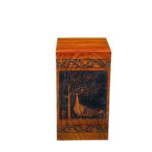 Handmade Wooden urn <b>For</b> Human <b>Ashes</b> Pet Burial Urn <b>Box</b> Personalized Urn Large - Product Image 5