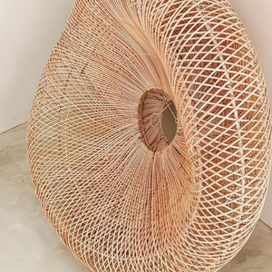 Lámpara Colgante Ecológica de Bambú, Cubierta de Lámpara de Ratán de Material Natural, Estilo Nórdico, para Techo Interior, Gran Venta - Product Image 6