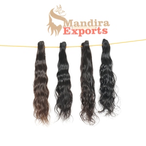 100% non transformé cuticule aligné noir ondulé vierge Remy cheveux pas cher vendeur Temple indien humain droit corps vague paquet - Product Image 2