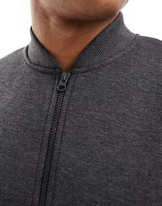 100% algodón de gran tamaño para hombre con cremallera sudaderas con capucha ropa de calle 450gsm Casual en blanco personalizado sudaderas con capucha Puff estampado patrón sólido - Product Image 4