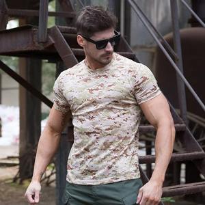 T-shirt tactique à séchage rapide pour homme, chemise de pêche camouflage, chemise courte de chasse et de randonnée, t-shirts camouflage, vêtements tactiques - Product Image 6