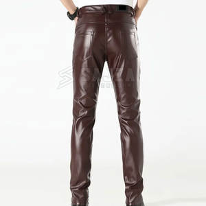 กางเกงหนังสำหรับผู้ชายกางเกงฟิตเนสกางเกงหนังแห้งเร็ว - Product Image 2