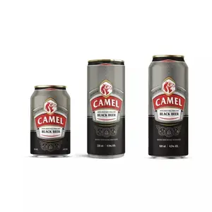 Private Label Canned Alcoholic Beer 330ml OEM Special Black Stout Beer From A&B Vietnam Manufacturer With Cheap Price