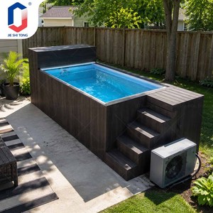 Above Ground Container Swimming Pool Acrylic Pool with Filtration System Plug and <b>Play</b> Outdoor Pool for Home Backyard Hotel pool - Product Image 1