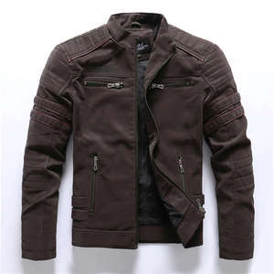 Conception personnalisée coupe parfaite Nouvel arrivage à bas prix d'une marque privée Tendance Qualité de la mode bon marché Vestes en cuir pour hommes - Product Image 2