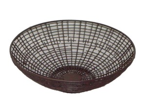 Corbeille à fruits moderne en fil métallique tressé de style nordique, bol de rangement pour légumes en maille de fer pour comptoir, bol de centre de table de luxe - Product Image 3